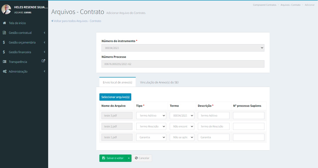 FIGURA 8 - Informações do Arquivo