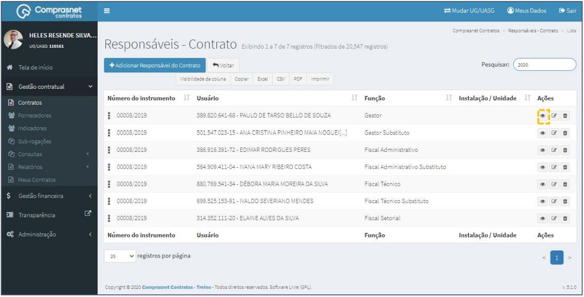 FIGURA 8 - Detalhar Responsável