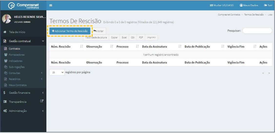 FIGURA 3 - Adicionar Termo