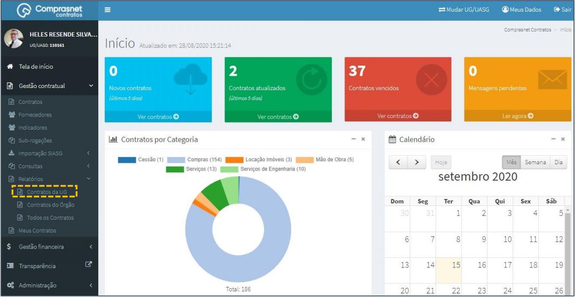 FIGURA 1 - Consulta a Relatórios